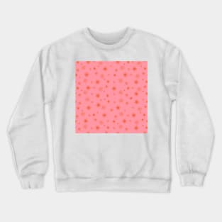 Summer Sun Doodle in pink and coral Crewneck Sweatshirt